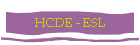 HCDE - ESL