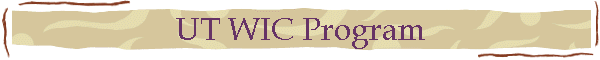 UT WIC Program